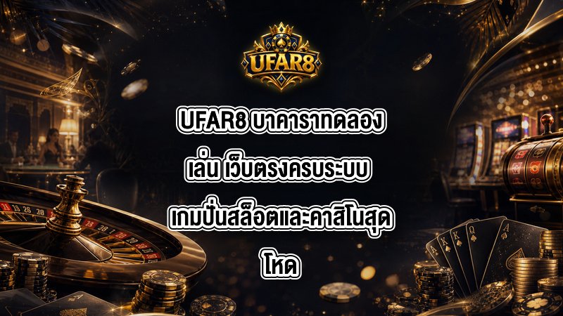 UFAR8 บาคาราทดลองเล่น